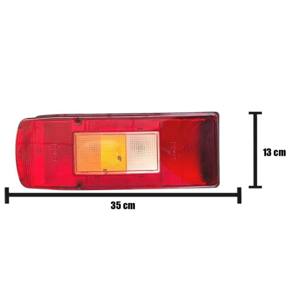 Lanterna Traseira Para Caminhão Volvo FH / NH / FM / VM Após 2005 Lado Esquerdo