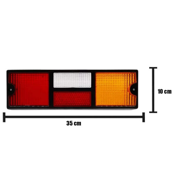 Lanterna Traseira para Caminhão Scania 112 113 142 143 Lado Direito