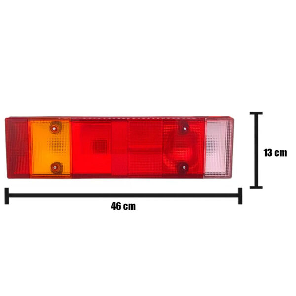 Lanterna Traseira para Caminhão Iveco Stralis Hi Way Hi Road Lado Esquerdo