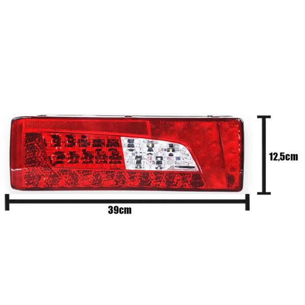 Lanterna Traseira LED para Caminhão Scania S5 S6 S7 Streamline Após 2013 Lado Esquerdo