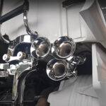 Buzina Marítima / Trem a ar com 3 Cornetas Cromadas Para Caminhão