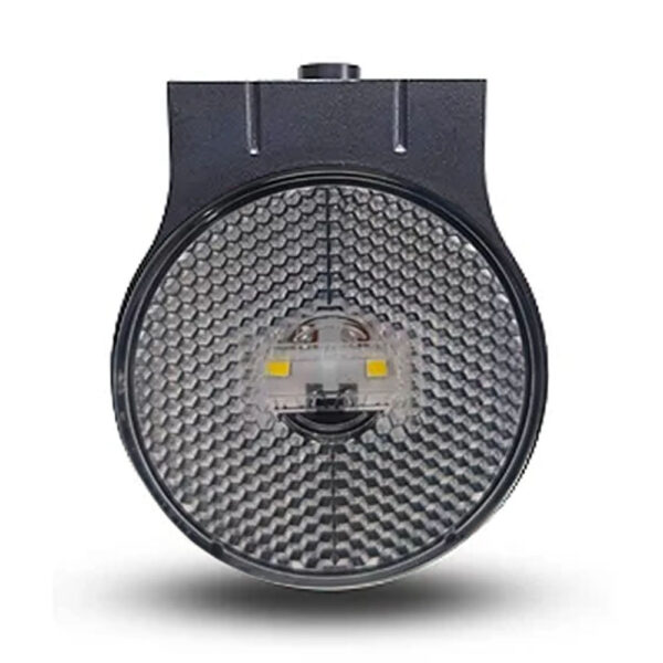 Lanterna Lateral Carreta LED Cristal 65mm 12V 24V com Fio