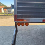 Lanterna Lateral Carreta LED Laranja 65mm 12V 24V com Fio