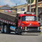 Para-choque Argentino 1 Lâmina Caminhão Mb 1113 1114 1518  (Farol Quadrado)