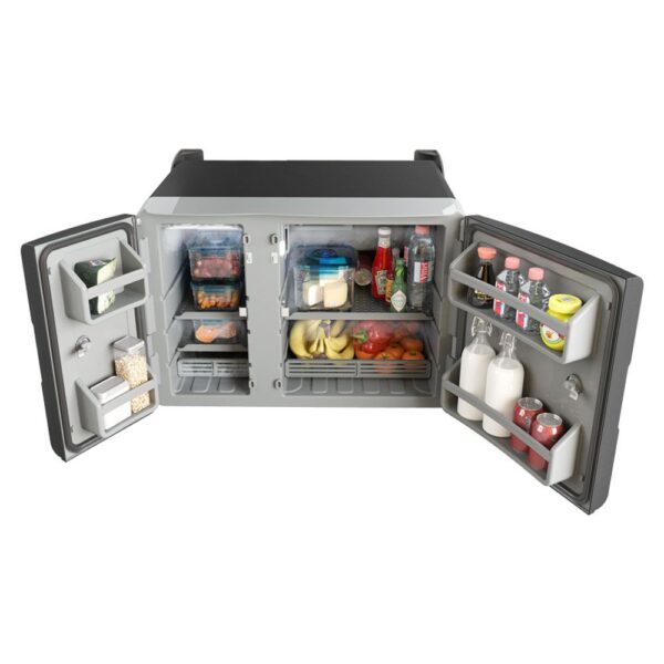 Geladeira para Caminhão Resfriar Completa 110 Litros 12v 24v - Side by Side