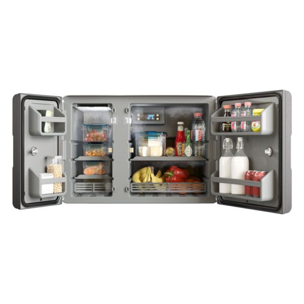 Geladeira para Caminhão Resfriar Completa 110 Litros 12v 24v - Side by Side