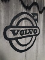Cortina para Caminhão divisória (Meio) de veludo com logomarca