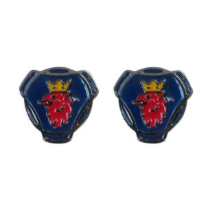 Par de Parafuso Para Fixar Placa Caminhão Logomarca Scania