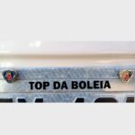 Par de Parafuso Para Fixar Placa Caminhão Logomarca Scania
