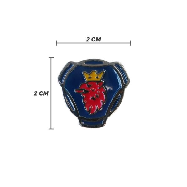 Par de Parafuso Para Fixar Placa Caminhão Logomarca Scania