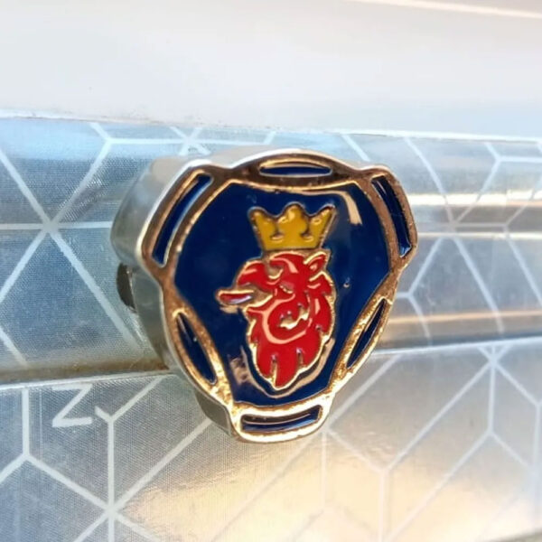 Par de Parafuso Para Fixar Placa Caminhão Logomarca Scania