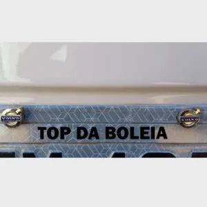 Par de Parafuso Para Fixar Placa Caminhão Logomarca Volvo