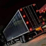 Kit Lanternas Traseiras de Led Tampa Baú Caminhão Carreta 8 Unidades