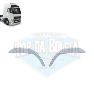 Par Alongador de Para-lama para Volvo FH 2004 até 2014