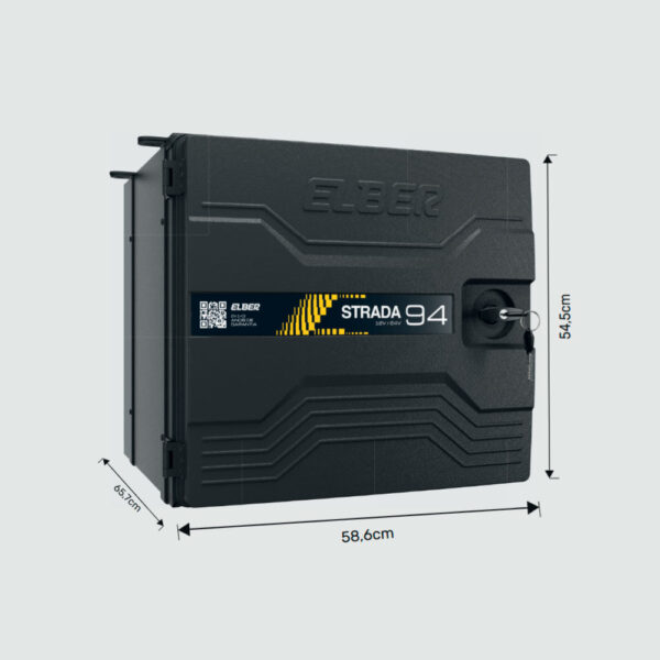 Geladeira para Caminhão Strada 94 Litros Duplex Elber 12V 24V
