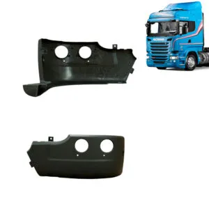 Ponteira Lado Esquerdo Capa Para-Choque para Caminhão Scania P / G / R - S5 / S6 2010 á 2019