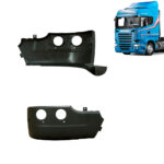 Ponteira Lado Direito Capa Para-Choque para Caminhão Scania P / G / R - S5 / S6 2010 á 2019