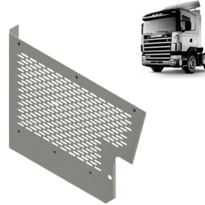 Aplique Inox Frontal Catalizador para Caminhão Scania S4 114 / 124