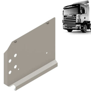 Aplique Inox Lateral Catalizador para Caminhão Scania S4 114 / 124