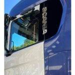 Aplique Acrílico Coluna Porta para Caminhão Scania NTG Black Piano