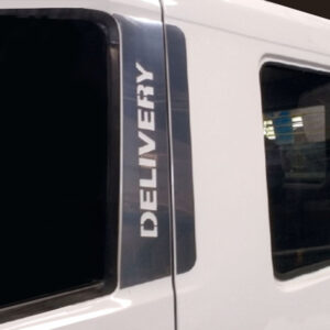 Par Aplique Inox Coluna da Porta para Caminhão Vw Delivery após 2018