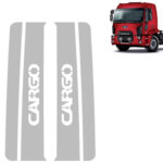 Par Aplique Inox Coluna da Porta para Caminhão Ford Cargo após 2012