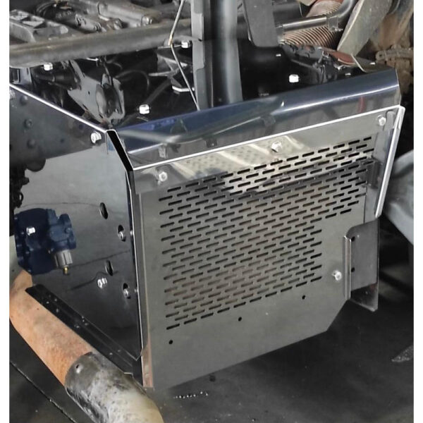 Aplique Inox Frontal Catalizador para Caminhão Scania S4 114 / 124