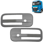 Par Aplique Inox maçaneta Porta para Caminhão Daf CF / XF