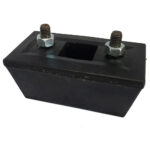 Batente Borracha Para-choque Traseiro para Caminhão 15 x 8 x 7 cm