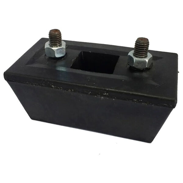Batente Borracha Para-choque Traseiro para Caminhão 15 x 8 x 7 cm