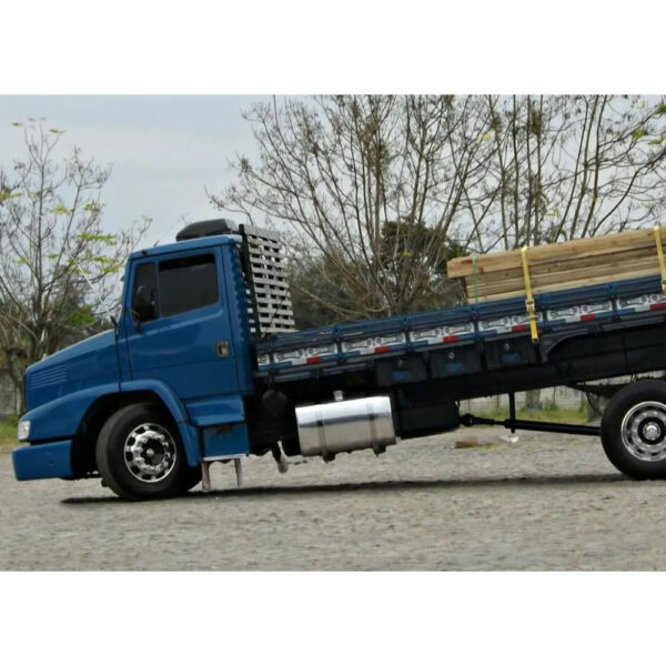 Kit Tanque Alumínio 400 Litros Com Suportes Para Caminhão Truck