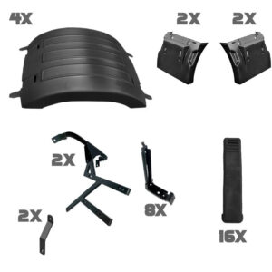 Kit Completo de Para-lamas Truck e Tração para Volvo New FH após 2022 Feixe de Mola