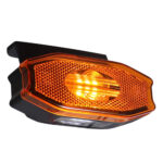 Lanterna Lateral Ambar para Caminhão Exclusive com Suporte e Vigia