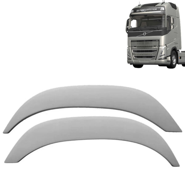 Par Alongador Para-lama para Caminhão Volvo FH após 2015 Par Alongador Para-lama para Caminhão Volvo FH após 2015