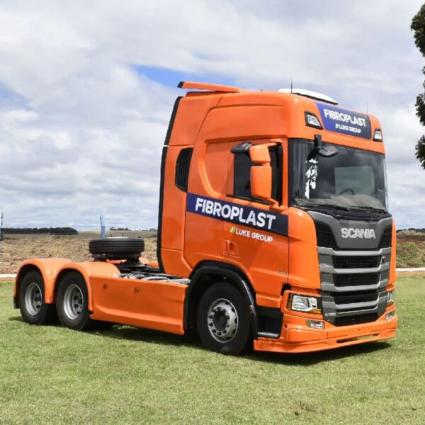 Defletor Carenagem Lateral Tanque para Caminhão Scania NTG 3550 mm