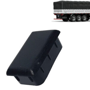 Ponteira Plástica Curvada Tira Fino Protetor Ciclista Retangular Caminhão 40x100mm