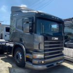 Spoiler Bigodinho em Fibra para Caminhão Scania S4 P94 / 114 / 124 Para-Choque Ferro