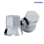 Kit 20 Capas Porca Cromada Iveco 27mm