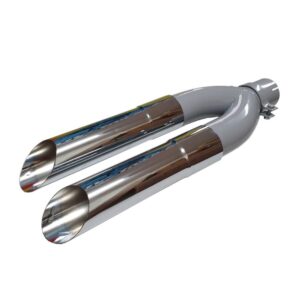 Kit 2 Ponteiras Americanas 4 1/2" mais Adaptador duas saídas