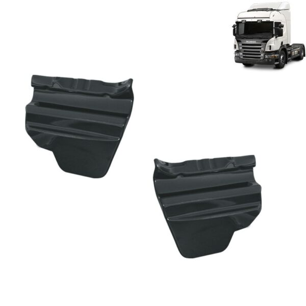 Par Tapa Estribo / Chineleira em Plástico Compatível com o Caminhão Scania P 250/270/310/340/360 2008 em Diante