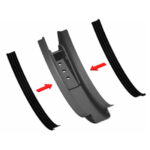 Perfil Borracha Suporte Tanque Combustível Caminhão 167 mm
