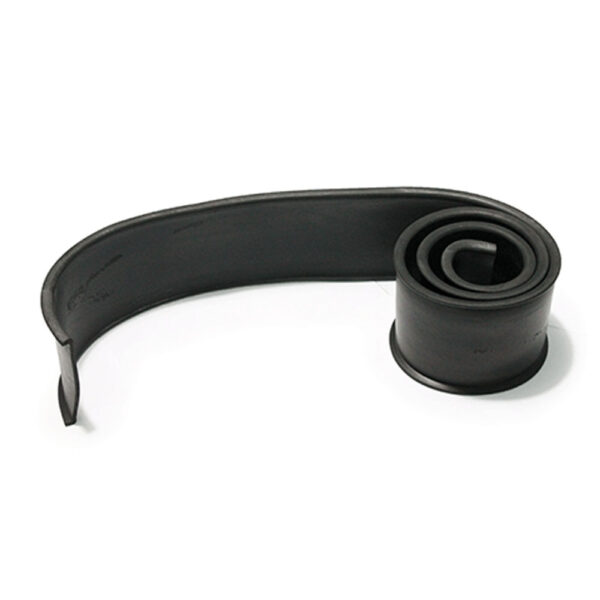 Perfil Borracha Liso Preto para Tanque Combustível Caminhão 76 mm x 4 metros
