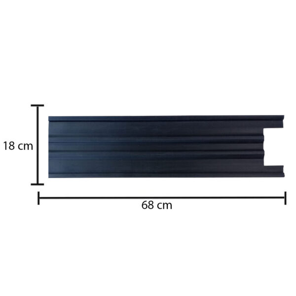 Perfil Borracha Suporte Tanque Combustível Caminhão 167 mm