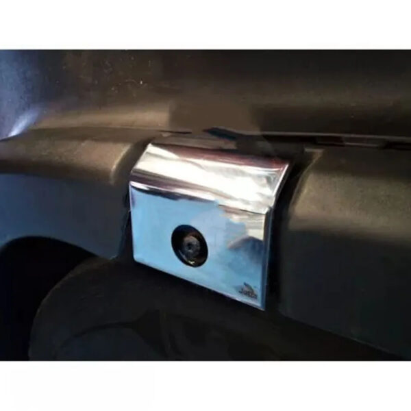 Aplique Dobradiça Para-Lama Inox para Caminhão Scania S4 / S5 1998 á 2018