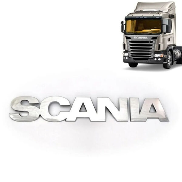 Emblema Cromado Grade Frontal para Caminhão Scania G / R 2008 e 2009