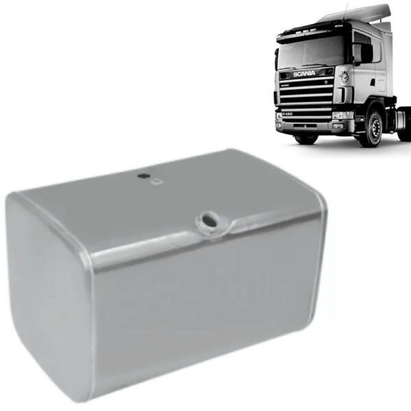 Tanque Combustível Alumínio para Caminhão Scania 470 Litros Quadrado 1.15 m