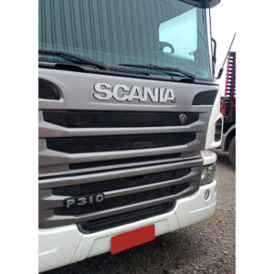 Acabamento Inox Letreiro Grade para Caminhão Scania P 2012 á 2019