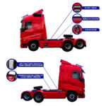 Saia Carenagem Lateral Volvo New FH 6X4 Premium Edition E.E 3600 Euro 6