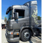 Spoiler Bigodinho em Fibra para Caminhão Scania S4 P94 / 114 / 124 Para-Choque Ferro