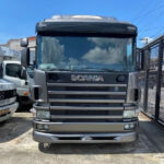 Spoiler Bigodinho em Fibra para Caminhão Scania S4 P94 / 114 / 124 Para-Choque Ferro
